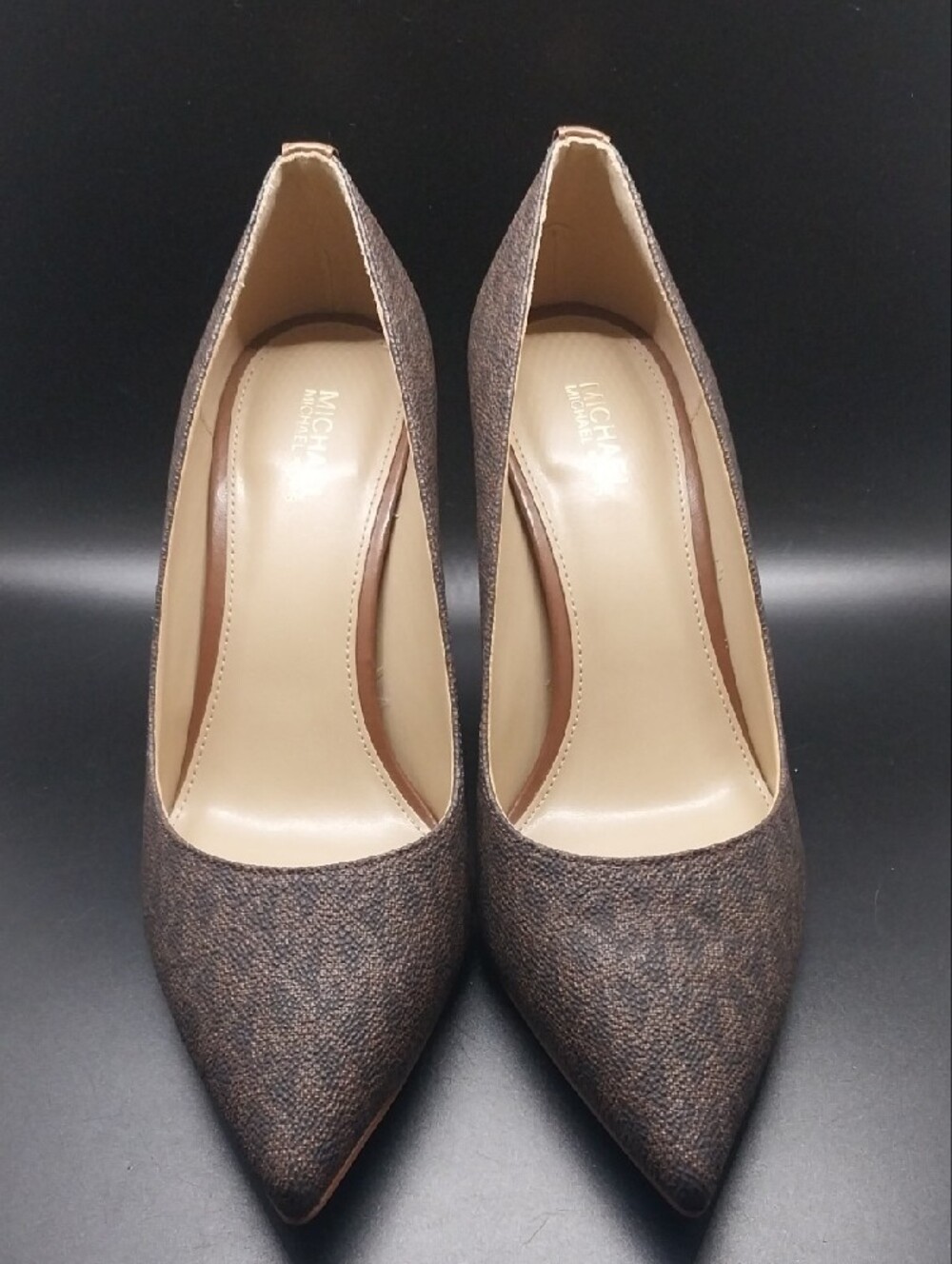 Michael Kors Brown Signature Amali Pump